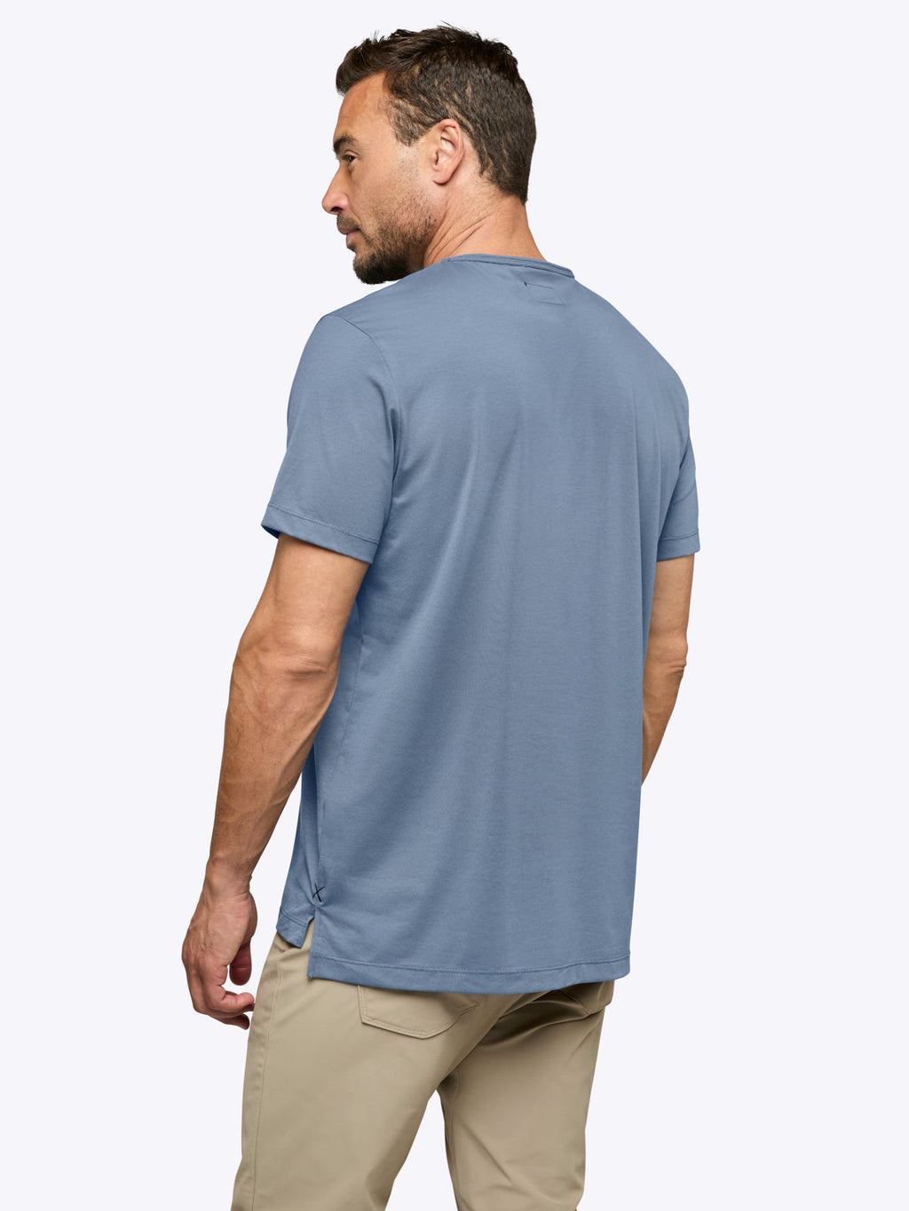 AO Split-Hem Tee | Cadet Blue Signature-Fit PYCA Pro®