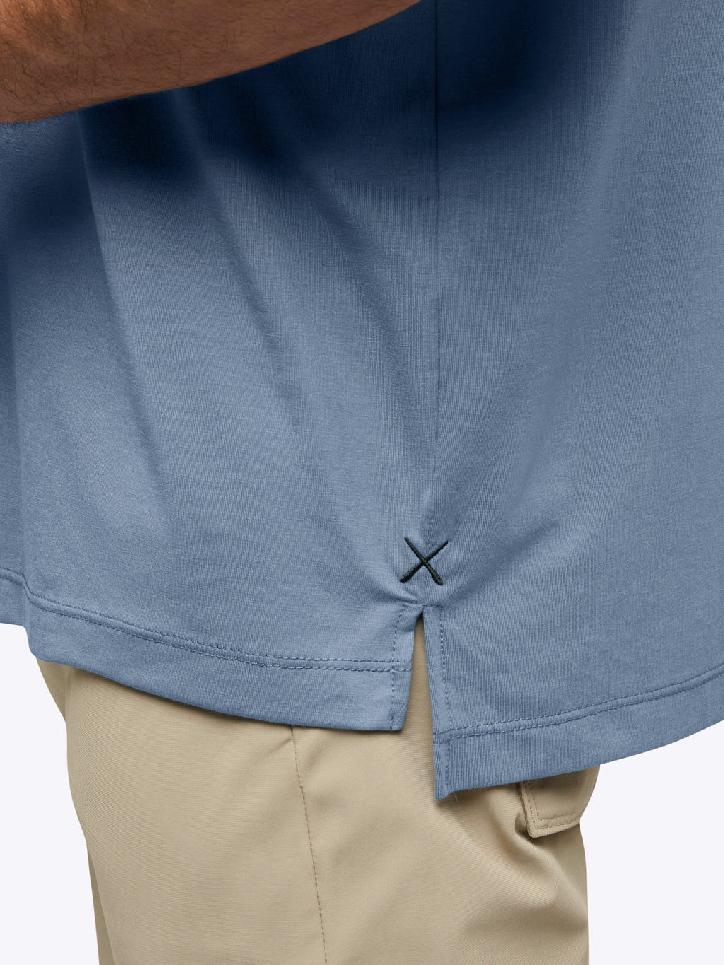 AO Split-Hem Tee | Cadet Blue Signature-Fit PYCA Pro®