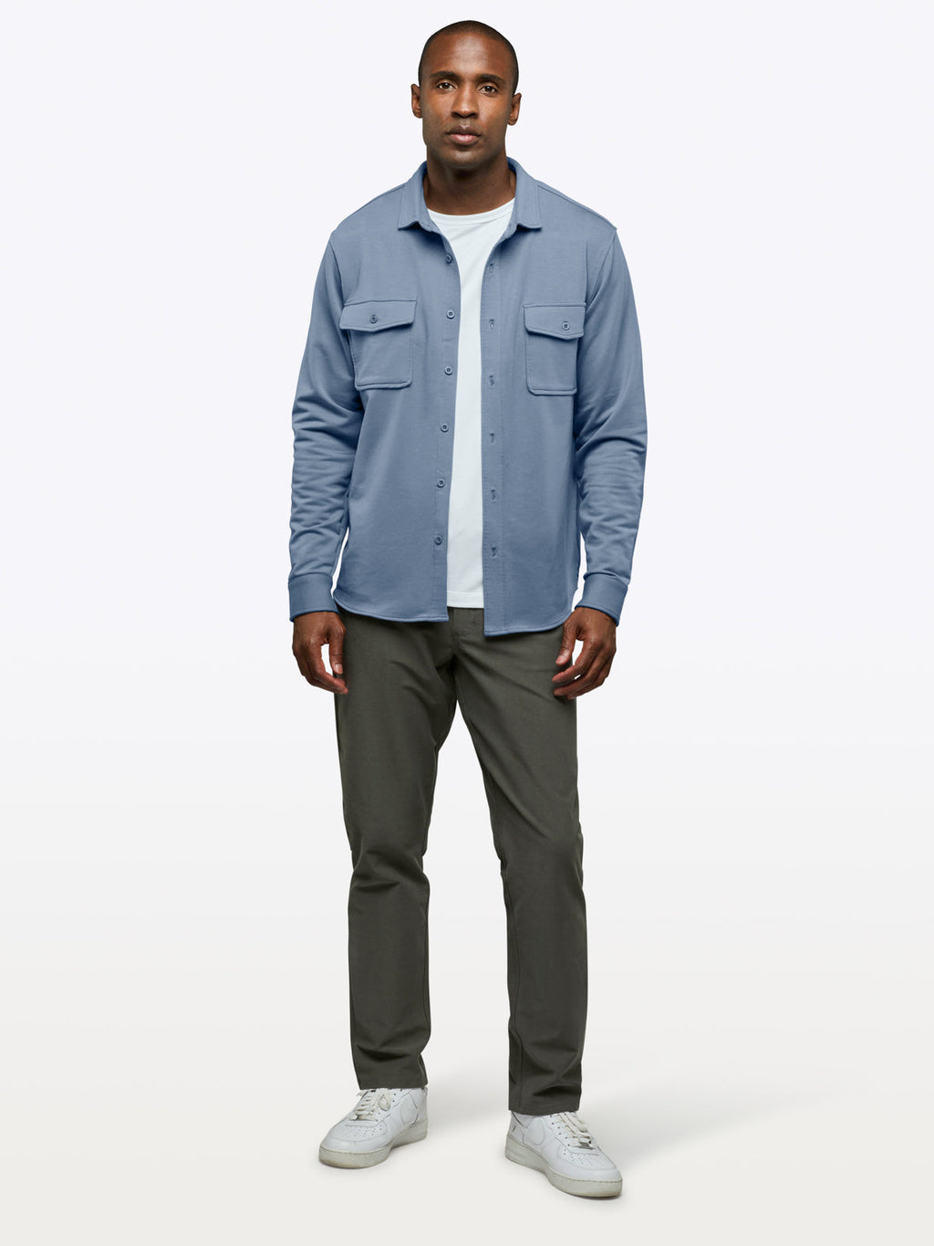 Hyperloop Overshirt | Cadet Blue Signature-Fit