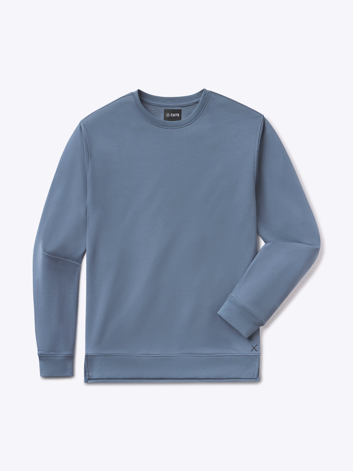 Hyperloop Pullover Split-Hem | Cadet Blue Signature-Fit