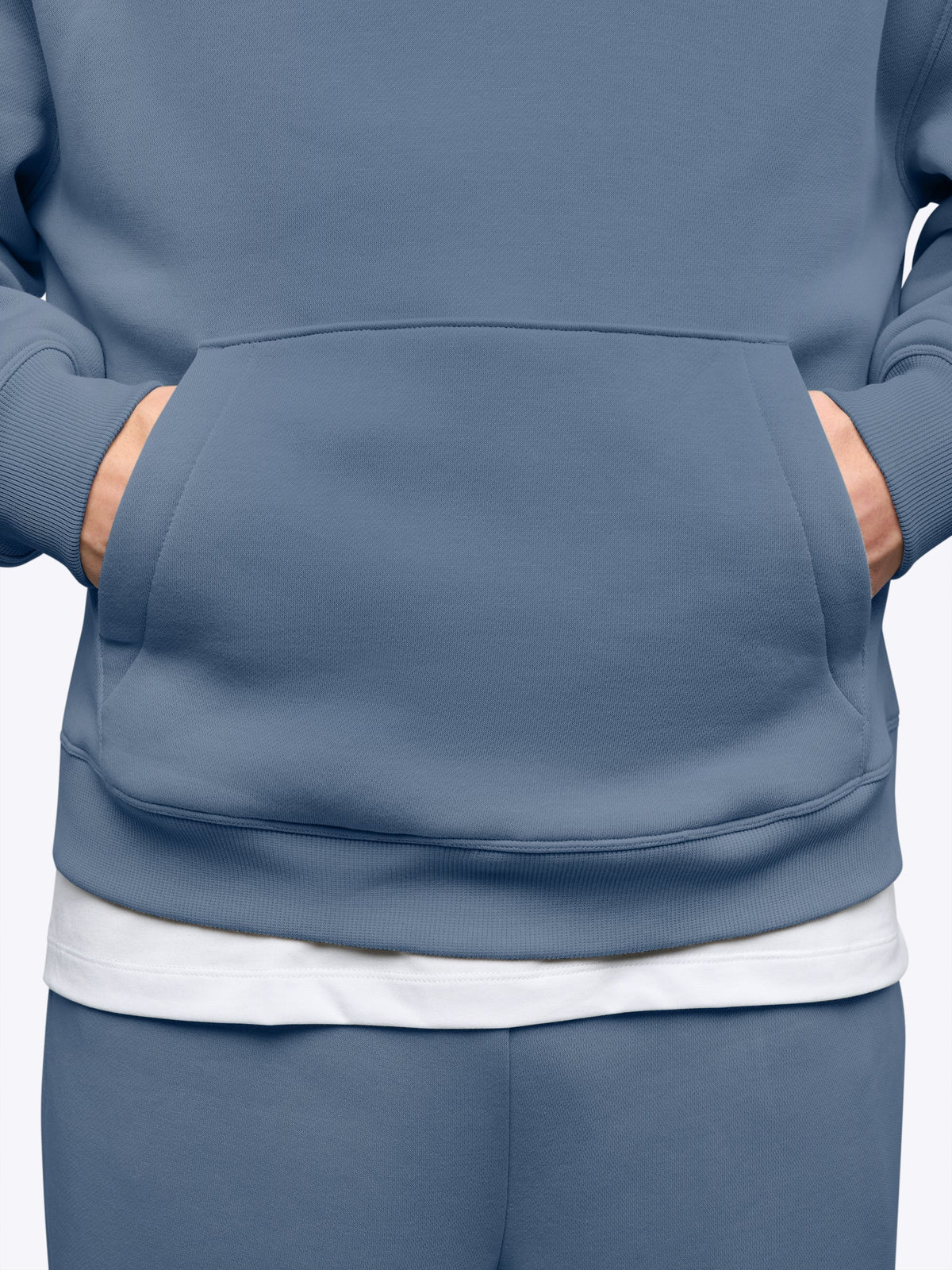 Divine Fleece Hoodie | Cadet Blue Classic-fit