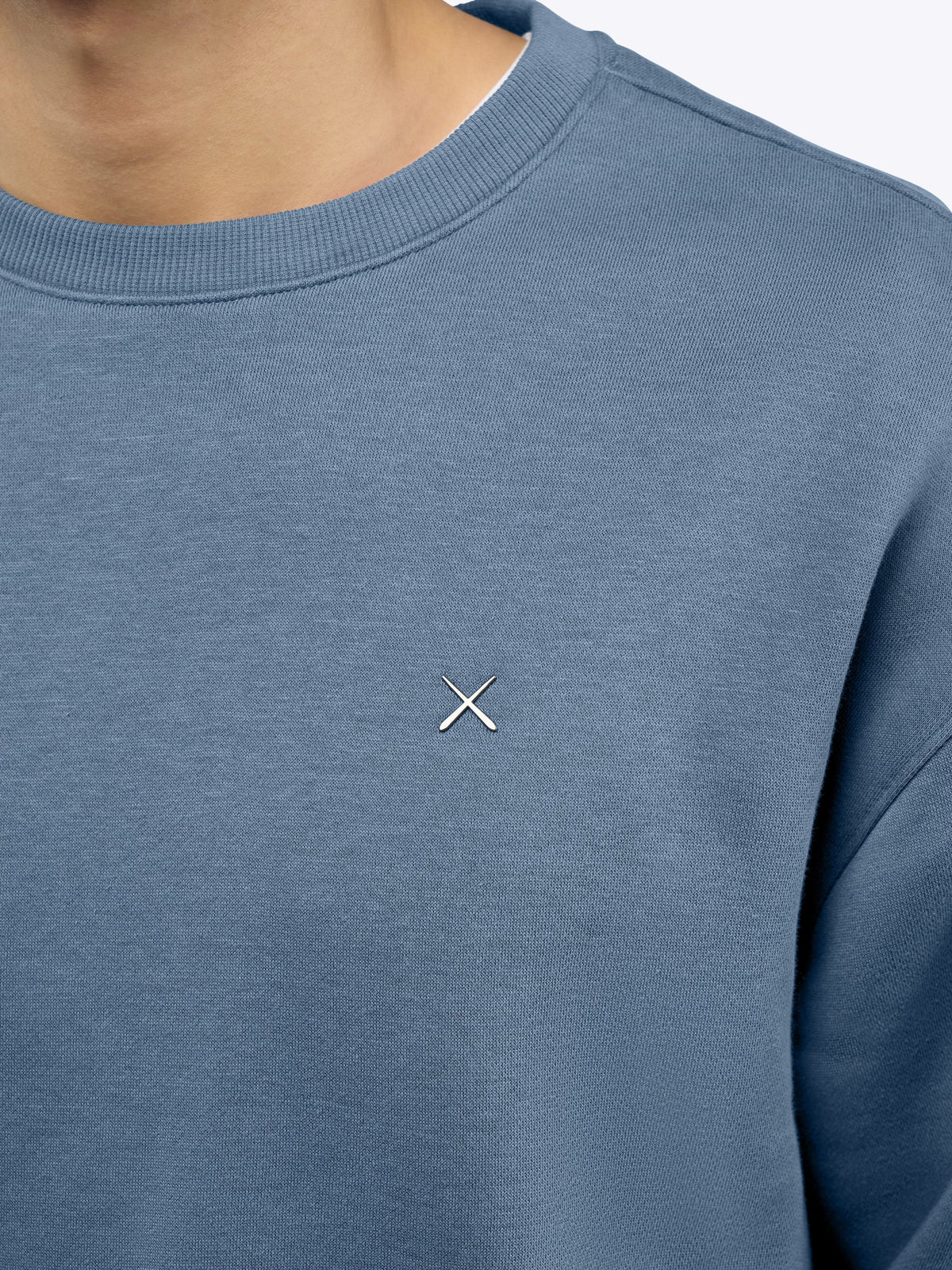 Divine Fleece Pullover | Cadet Blue Classic-fit
