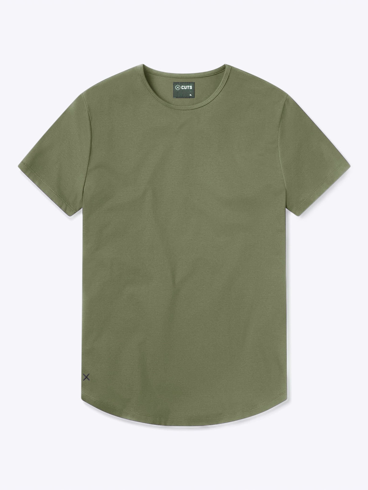 AO Curve-Hem Tee | Capers Signature-Fit PYCA Pro®