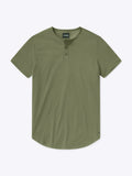 AO Henley Curve-Hem | Capers Signature-Fit PYCA Pro®