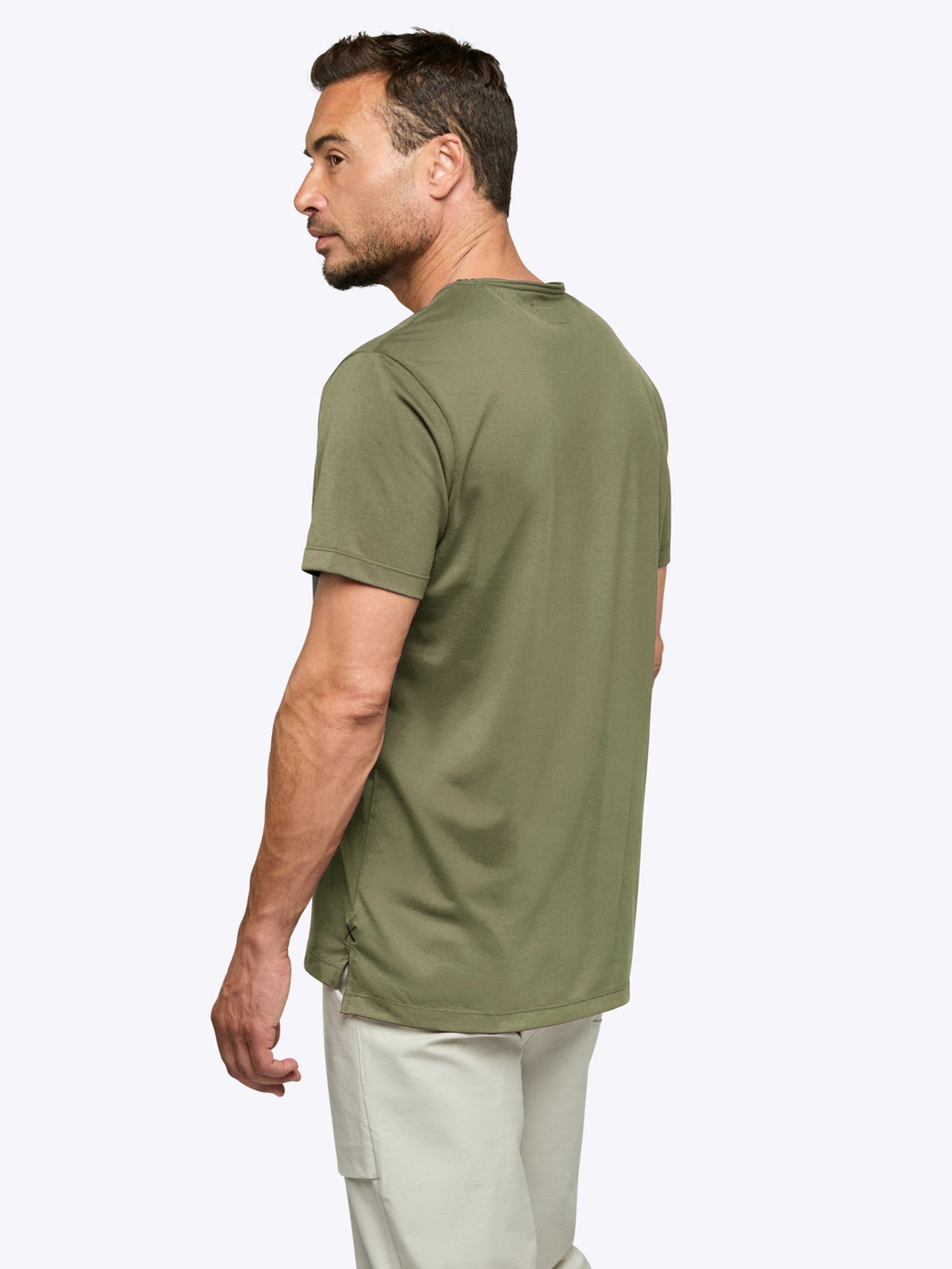 AO Split-Hem Tee | Capers Signature-Fit PYCA Pro®