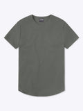 AO Curve-Hem Tee | Castor Grey Signature-Fit PYCA Pro®
