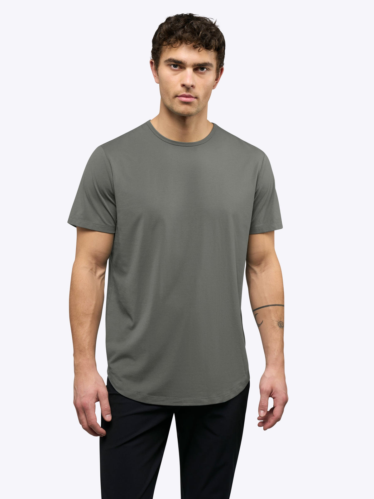 AO Elongated Tee | Castor Grey Signature-fit PYCA Pro®