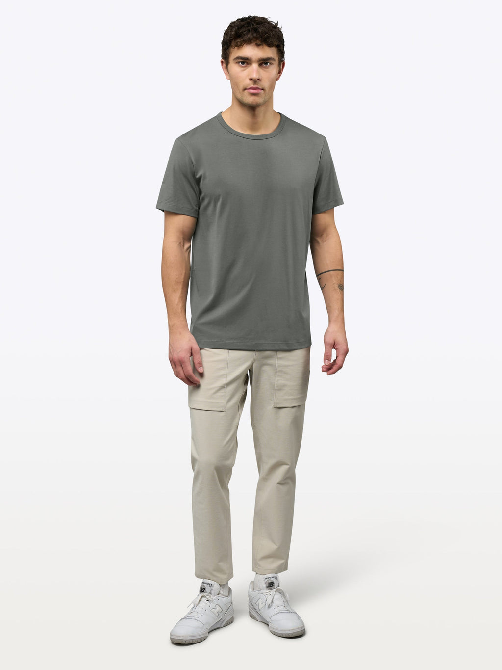 AO Forever Tee | Castor Grey Classic-Fit PYCA Pro®