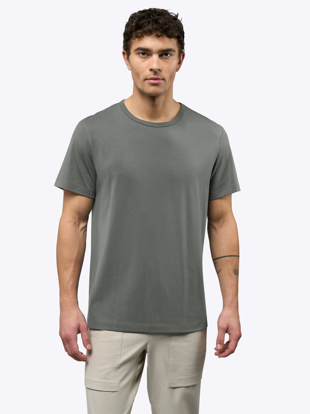 AO Forever Tee | Castor Grey Classic-Fit PYCA Pro®