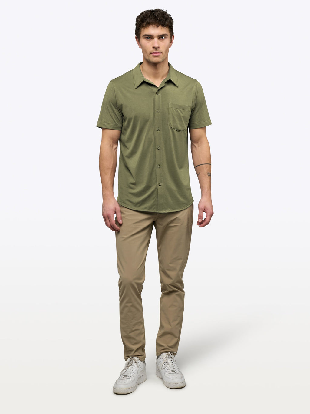 AO Button Up | Capers Signature-Fit PYCA Pro®
