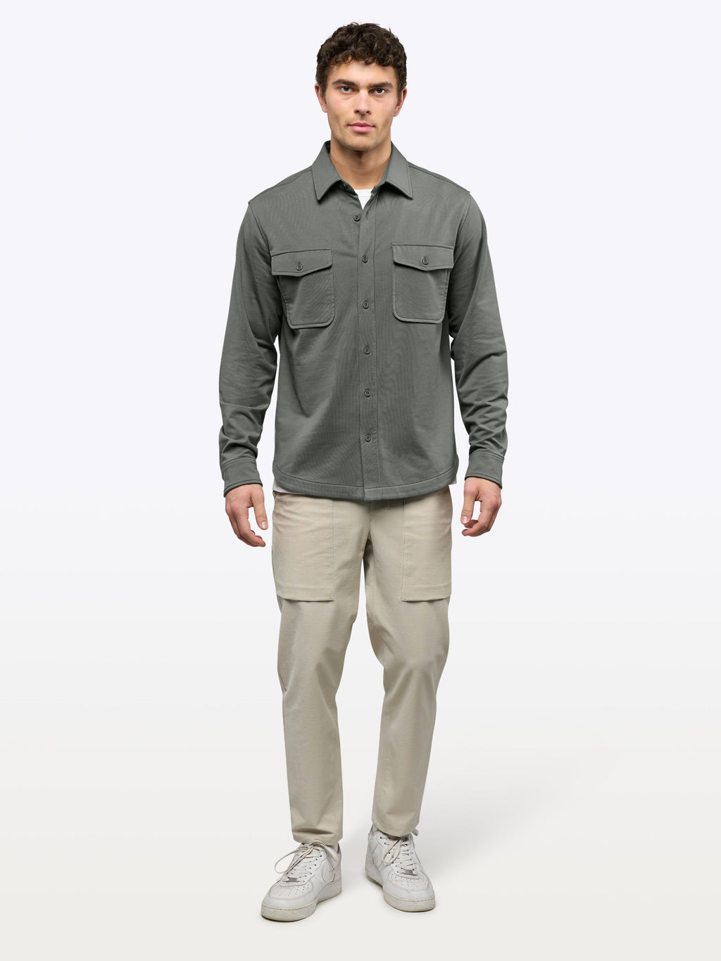 Hyperloop Overshirt | Castor Grey Signature-Fit