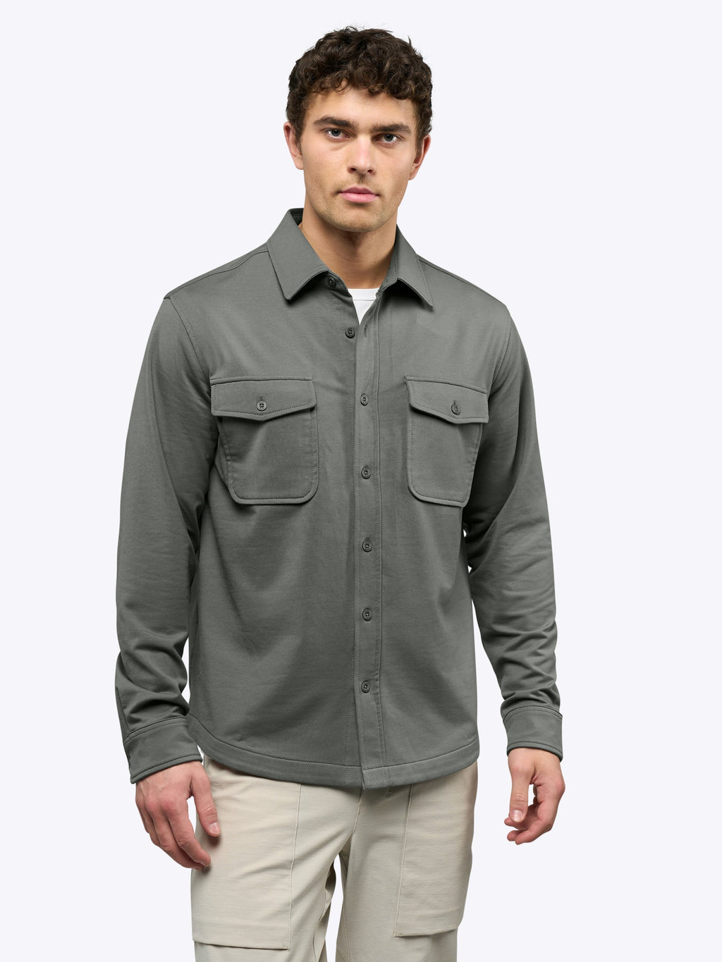 Hyperloop Overshirt | Castor Grey Signature-Fit