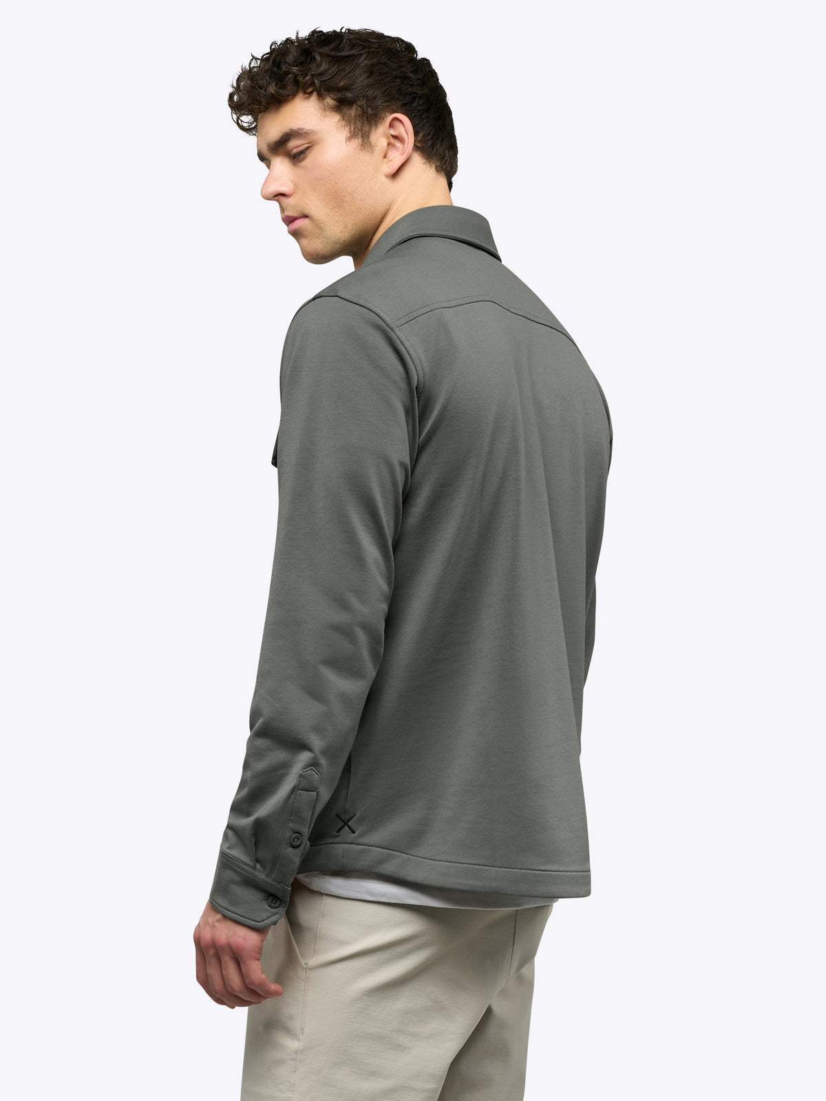 Hyperloop Overshirt | Castor Grey Signature-Fit