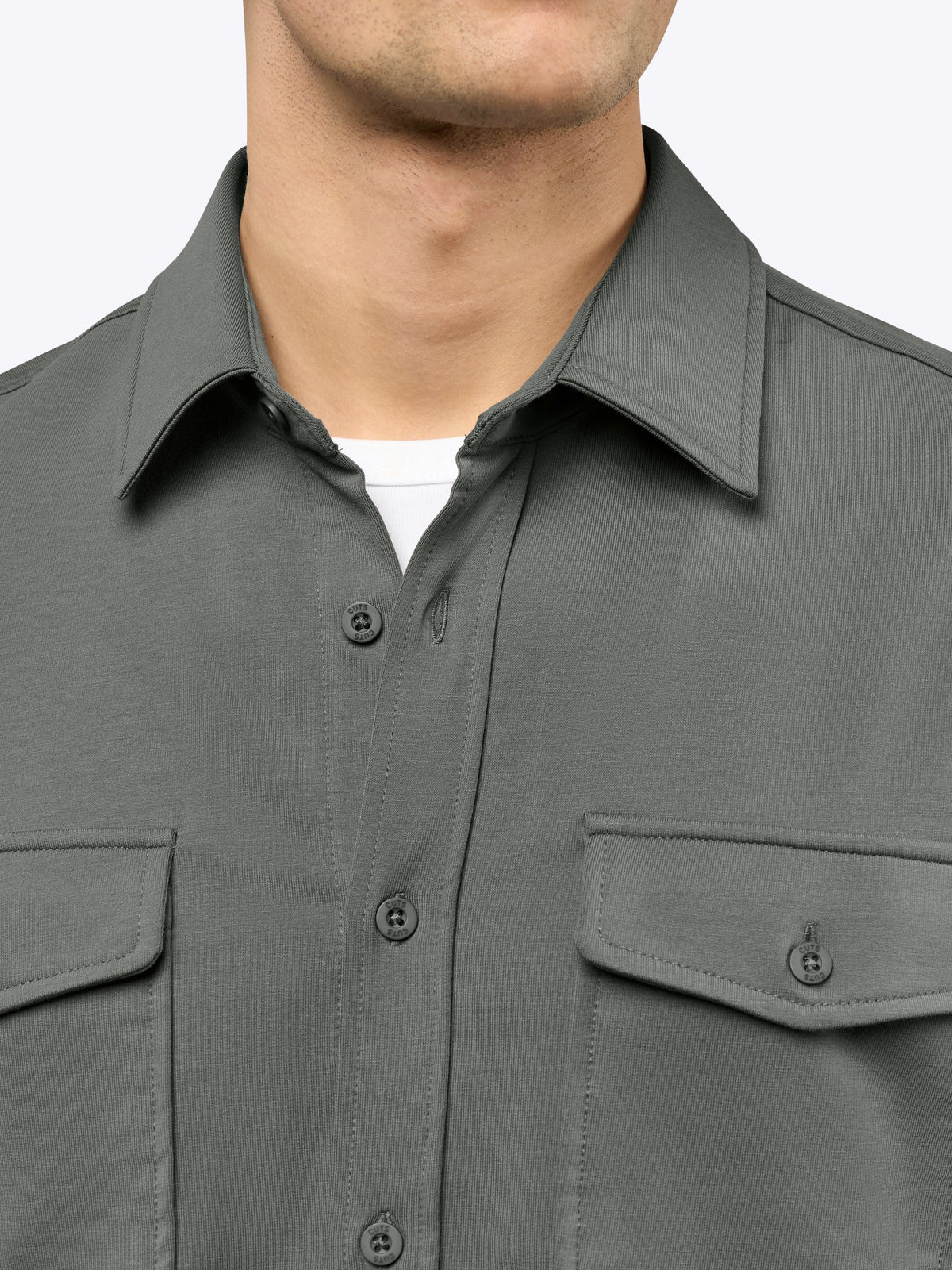 Hyperloop Overshirt | Castor Grey Signature-Fit