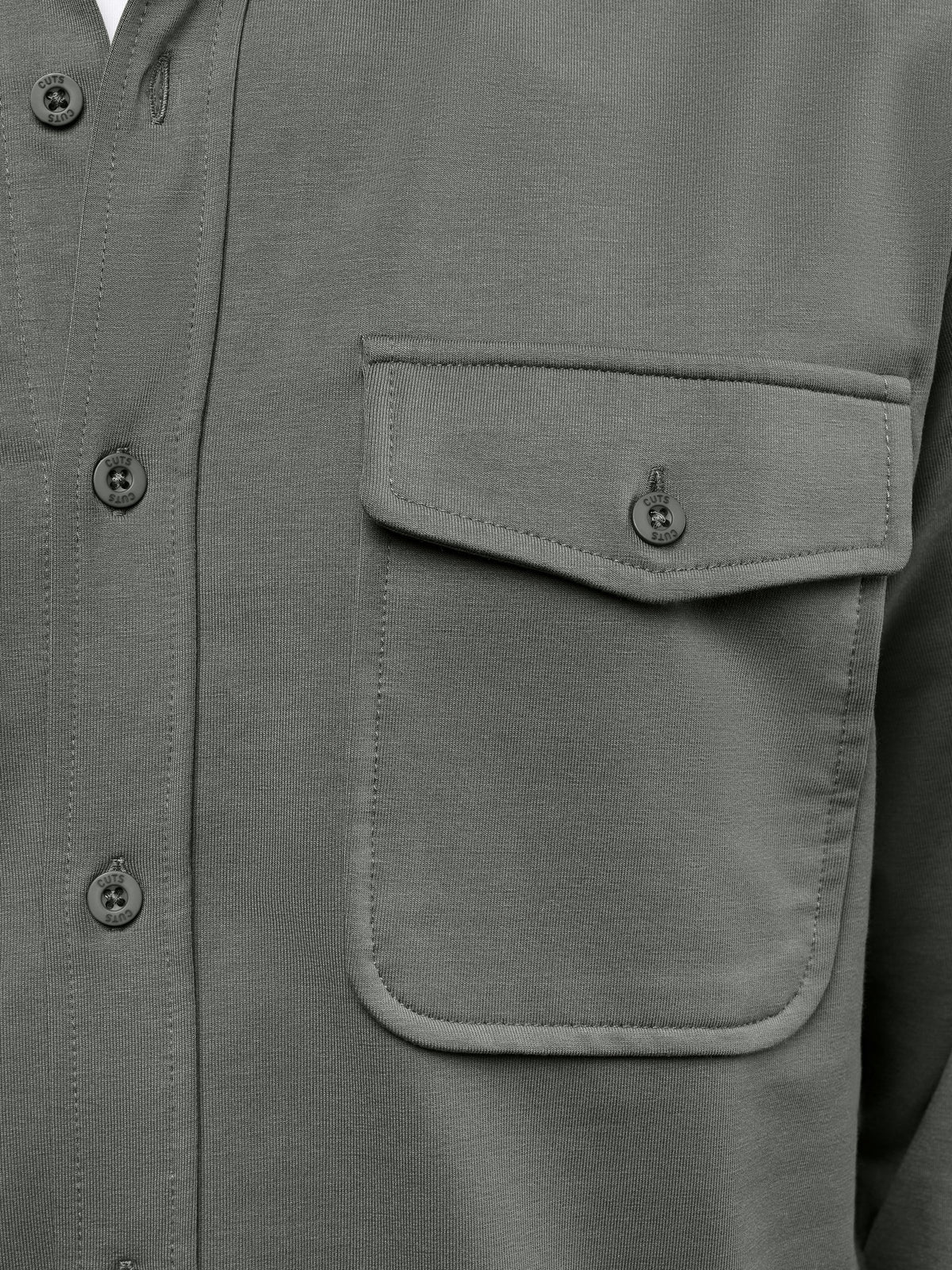 Hyperloop Overshirt | Castor Grey Signature-Fit