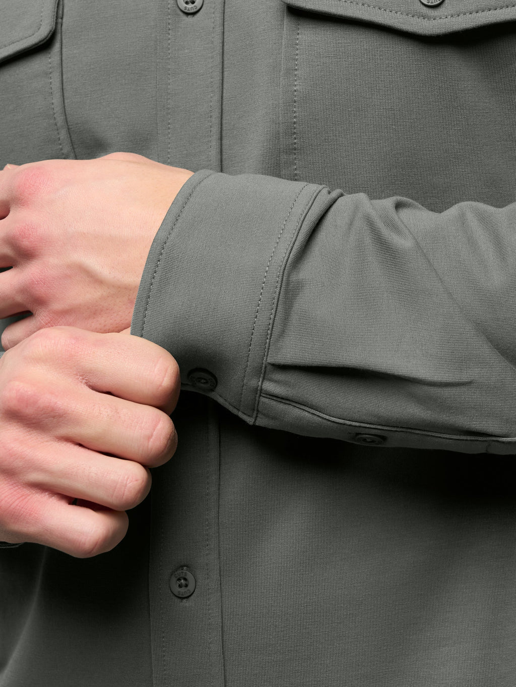 Hyperloop Overshirt | Castor Grey Signature-Fit