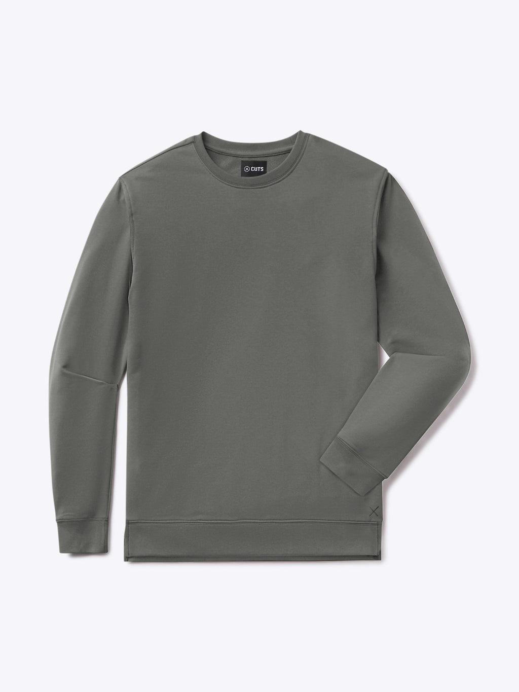Hyperloop Pullover Split-Hem | Castor Grey Signature-Fit