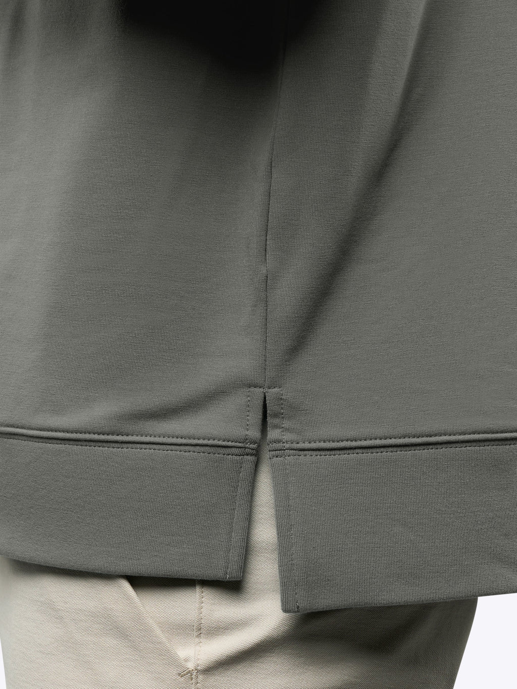 Hyperloop Pullover Split-Hem | Castor Grey Signature-Fit