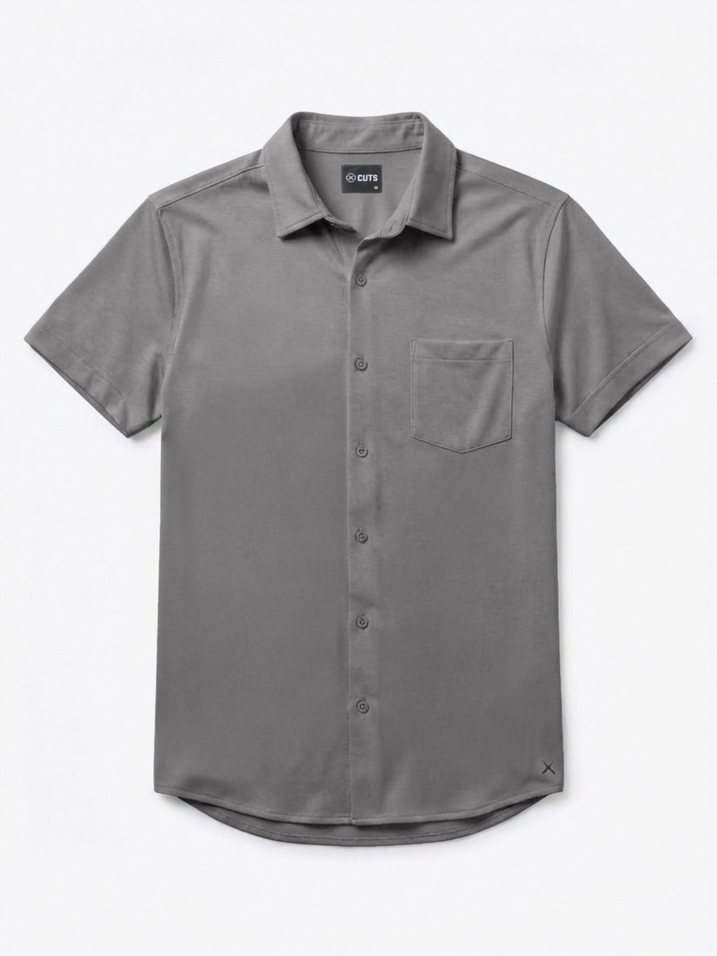 AO Button Up | Charcoal Signature-Fit PYCA Pro®