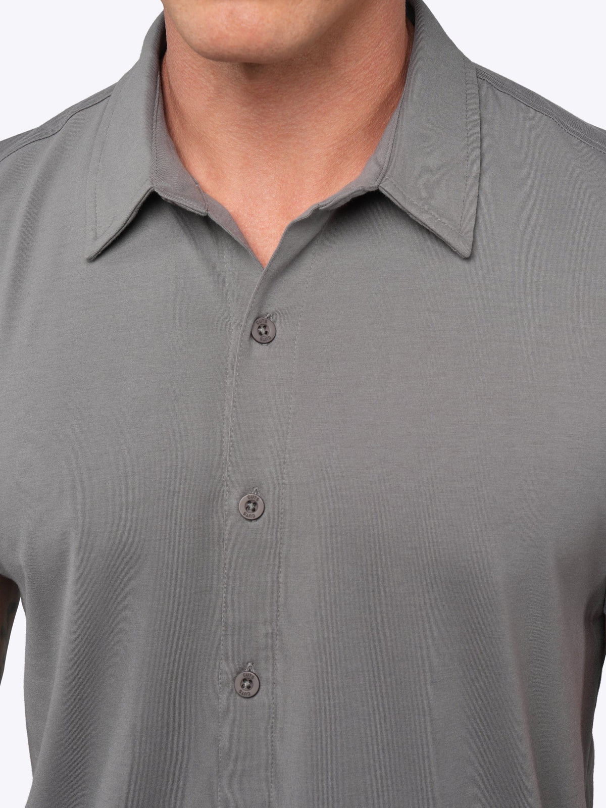 AO Button Up | Charcoal Signature-Fit PYCA Pro®