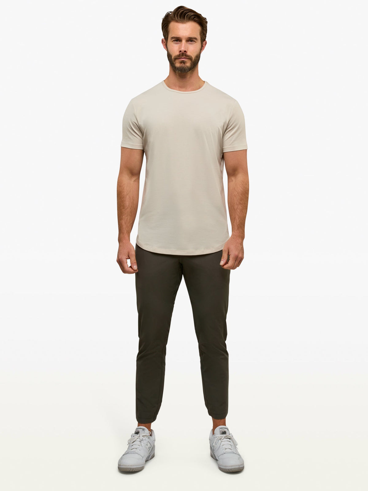 AO Curve-Hem Tee | Clay Signature-fit PYCA Pro®