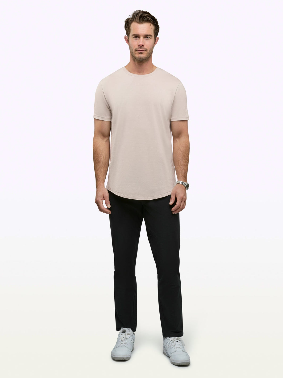 Featherlight Pima Tee | Clay Signature-fit