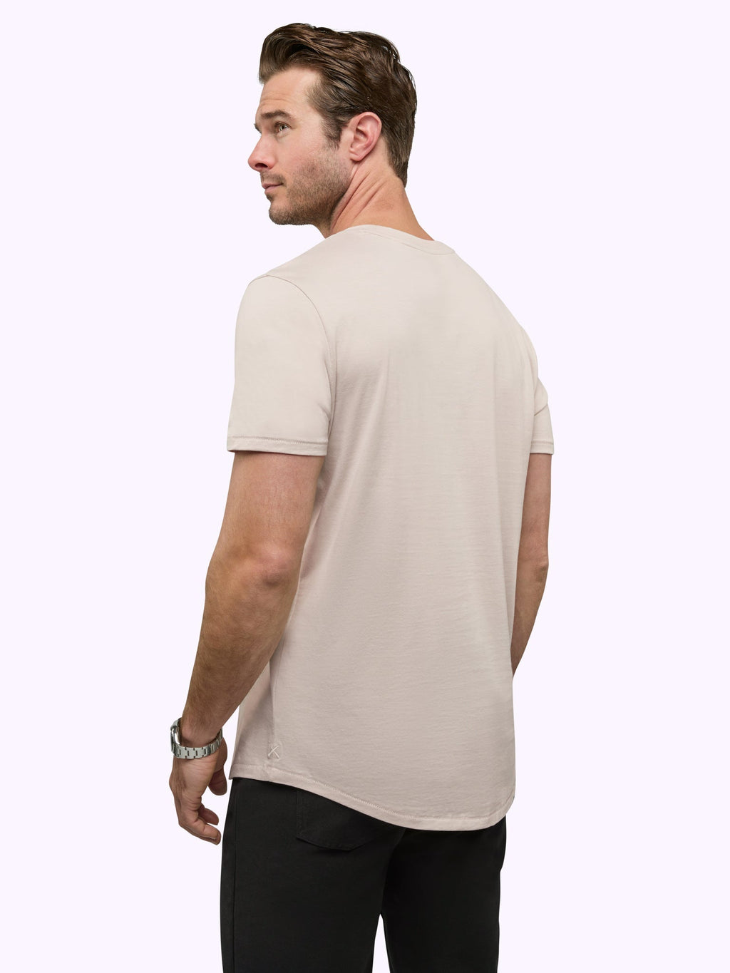 Featherlight Pima Tee | Clay Signature-fit