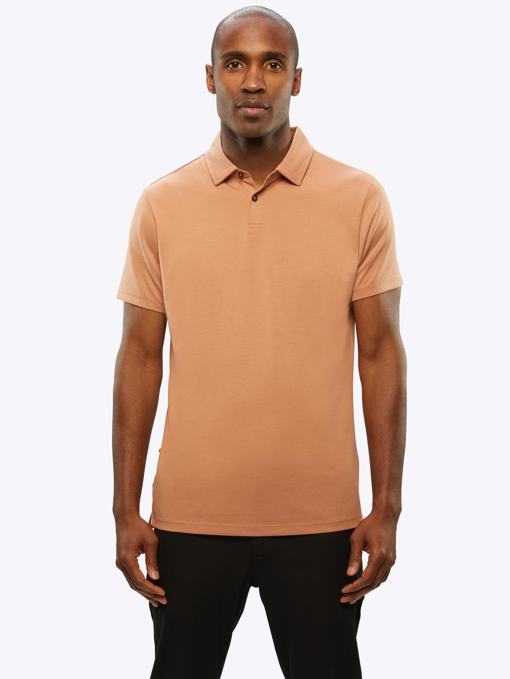 COZ Polo Split-Hem | Clay Signature-Fit