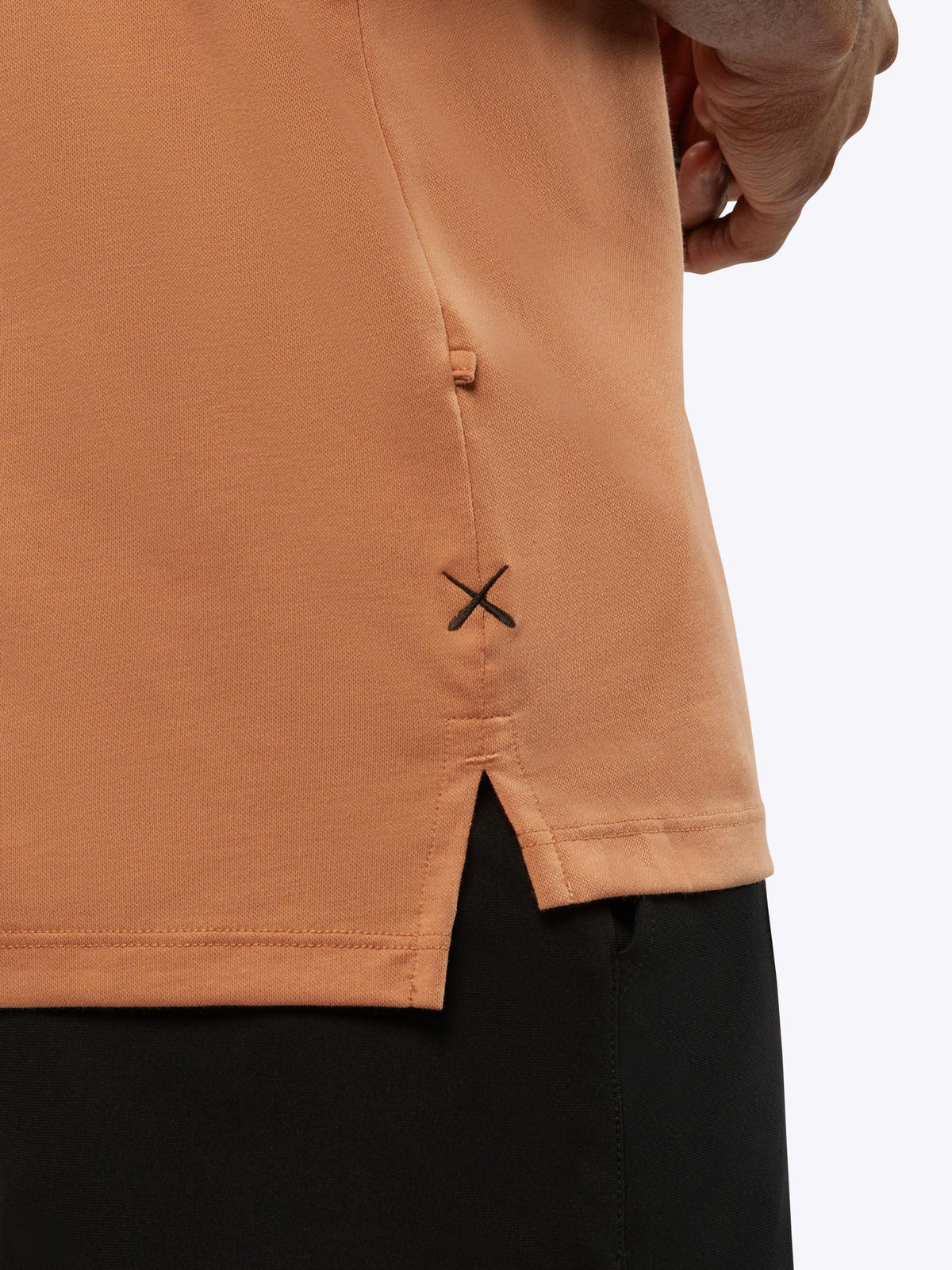 COZ Polo Split-Hem | Clay Signature-Fit