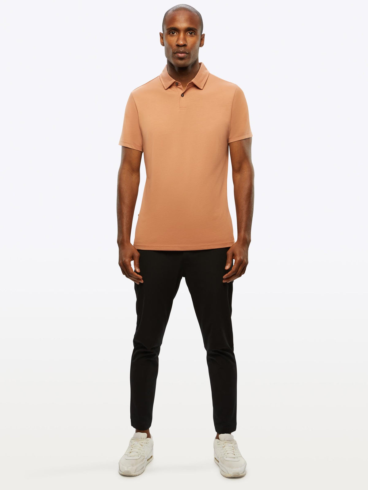 COZ Polo Split-Hem | Clay Signature-Fit