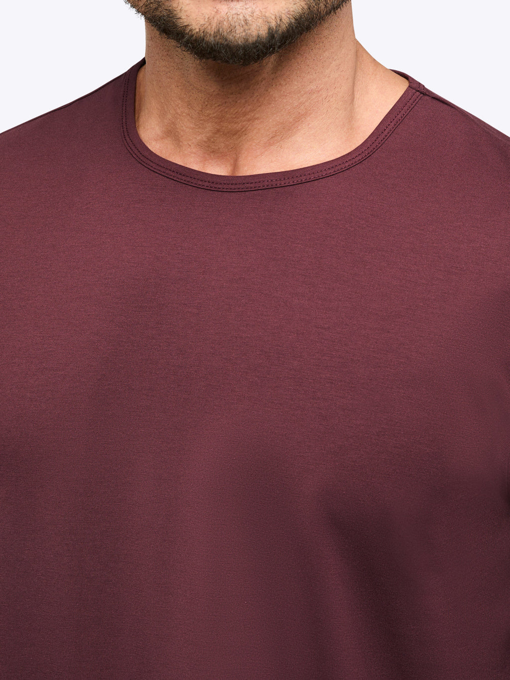 AO Long Sleeve Curve-Hem Tee | Currant Signature-Fit PYCA Pro®