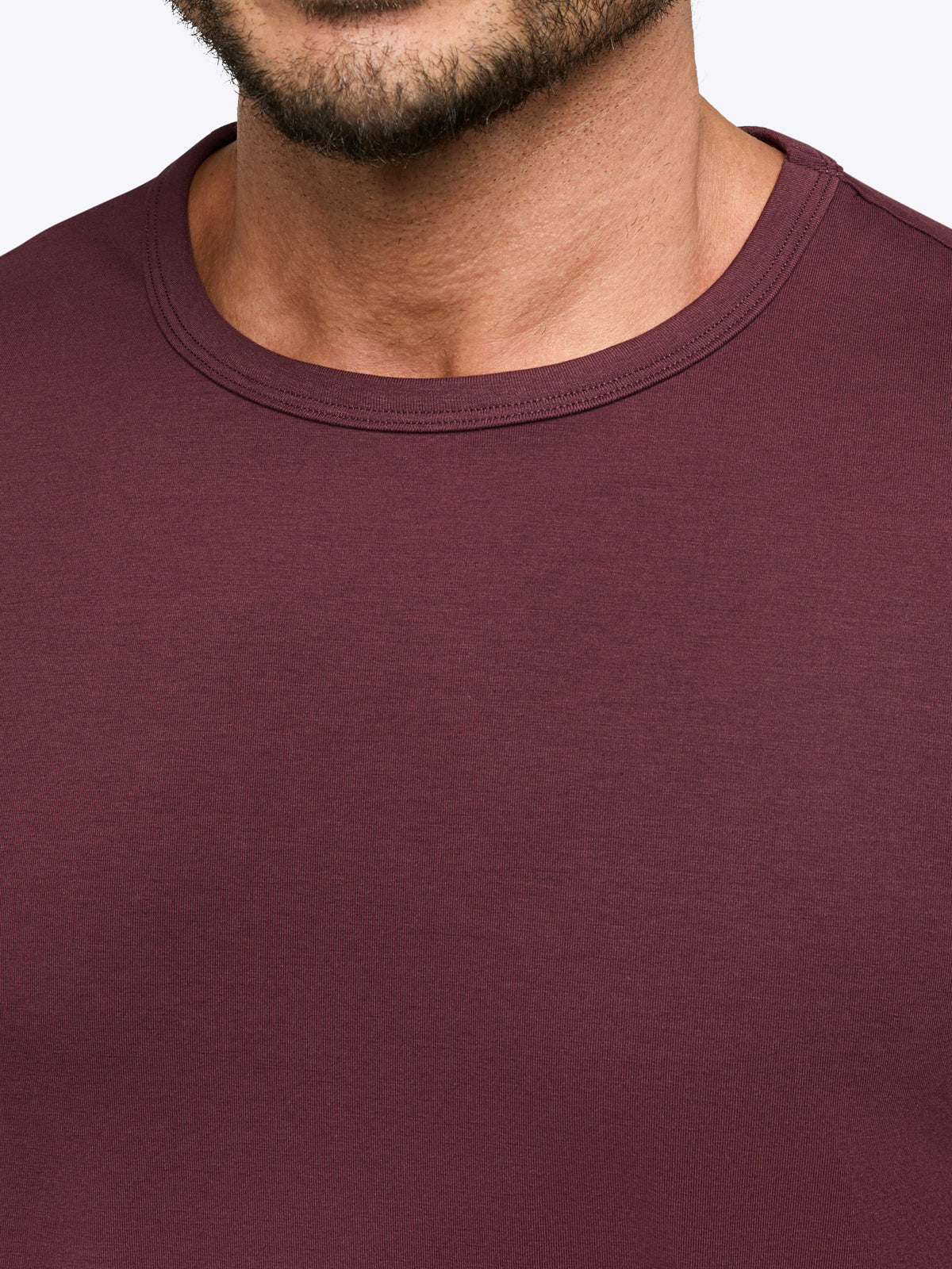 AO Forever Long Sleeve Tee | Currant Classic-Fit PYCA Pro®