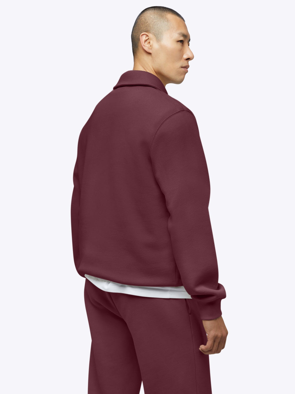 Divine Fleece Q-Zip | Currant Classic-fit