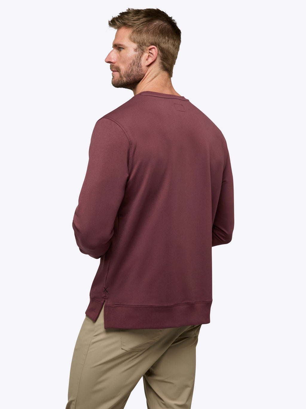 Hyperloop Pullover Split-Hem | Currant Signature-Fit