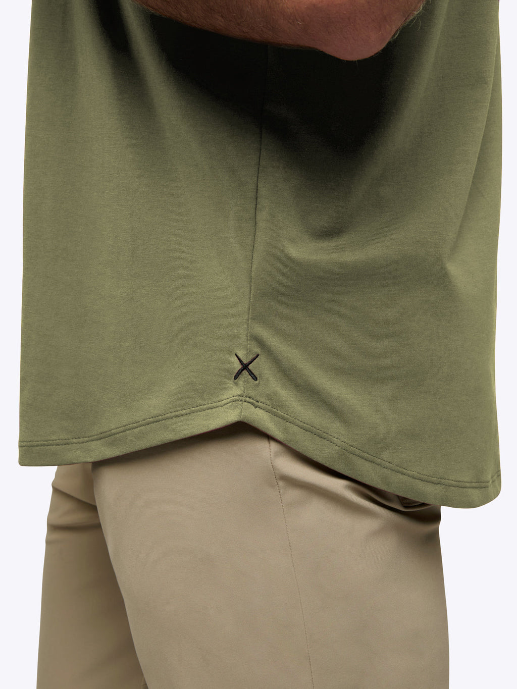 AO Henley Curve-Hem | Capers Signature-Fit PYCA Pro®