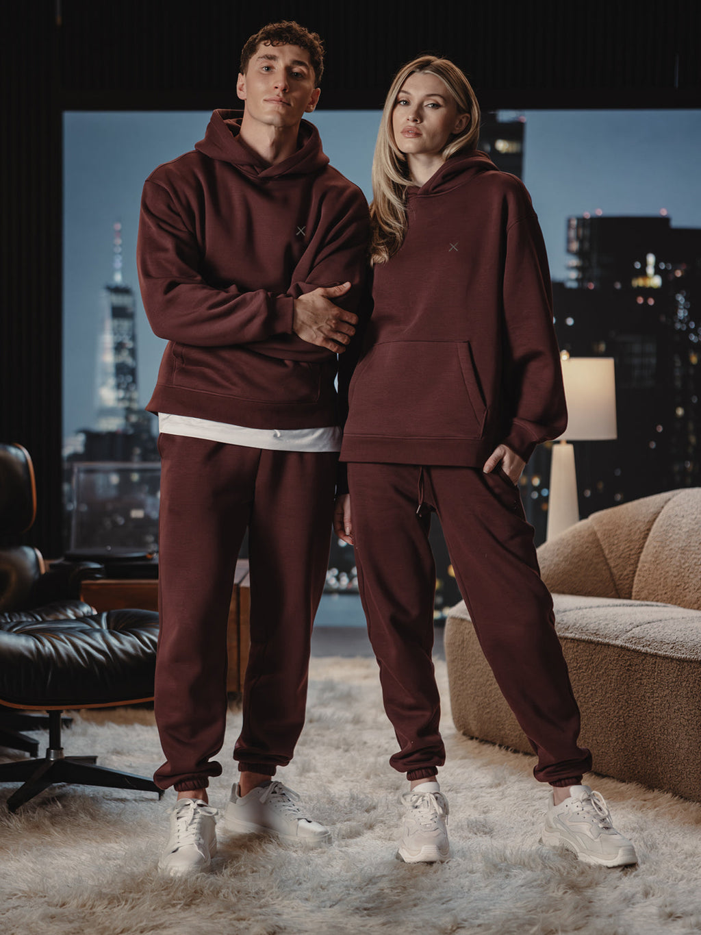 Divine Fleece Sweatpant | Currant Classic-fit