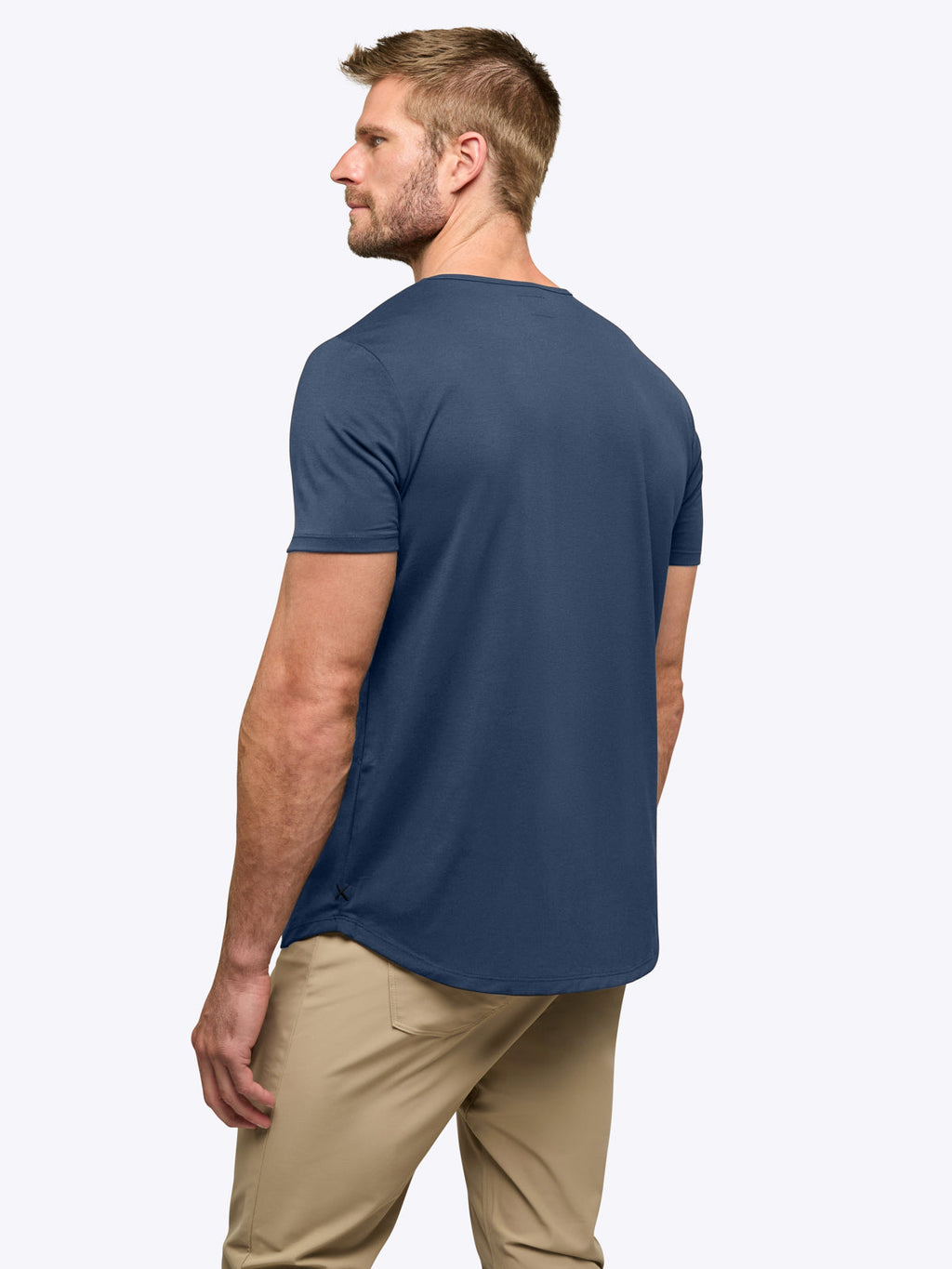 AO Curve-Hem Tee | Dark Denim Signature-Fit PYCA Pro®