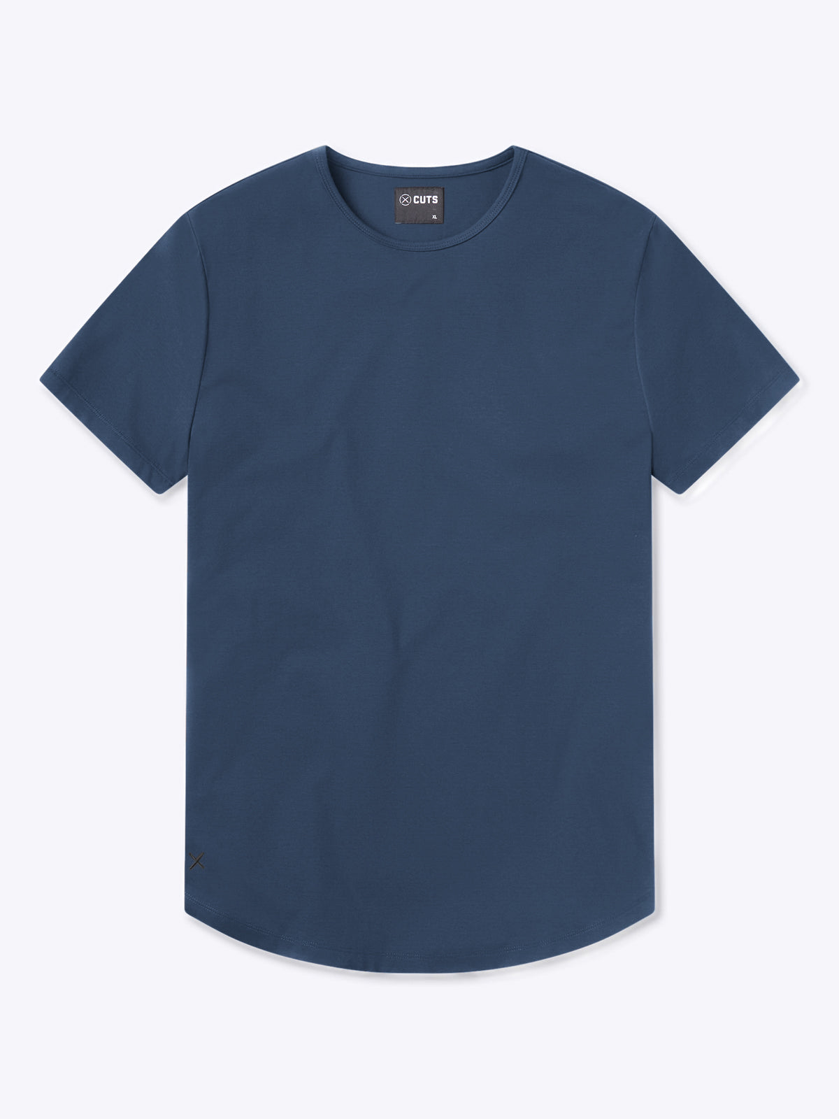 AO Curve-Hem Tee | Dark Denim Signature-Fit PYCA Pro®