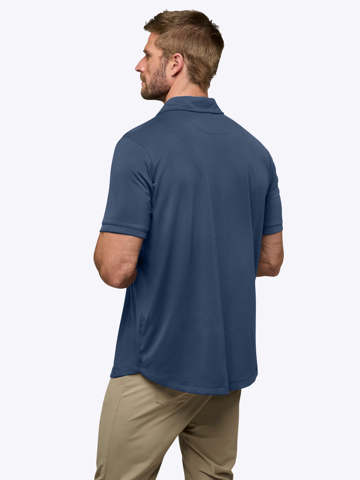 AO Polo | Dark Denim Signature-fit PYCA Pro®