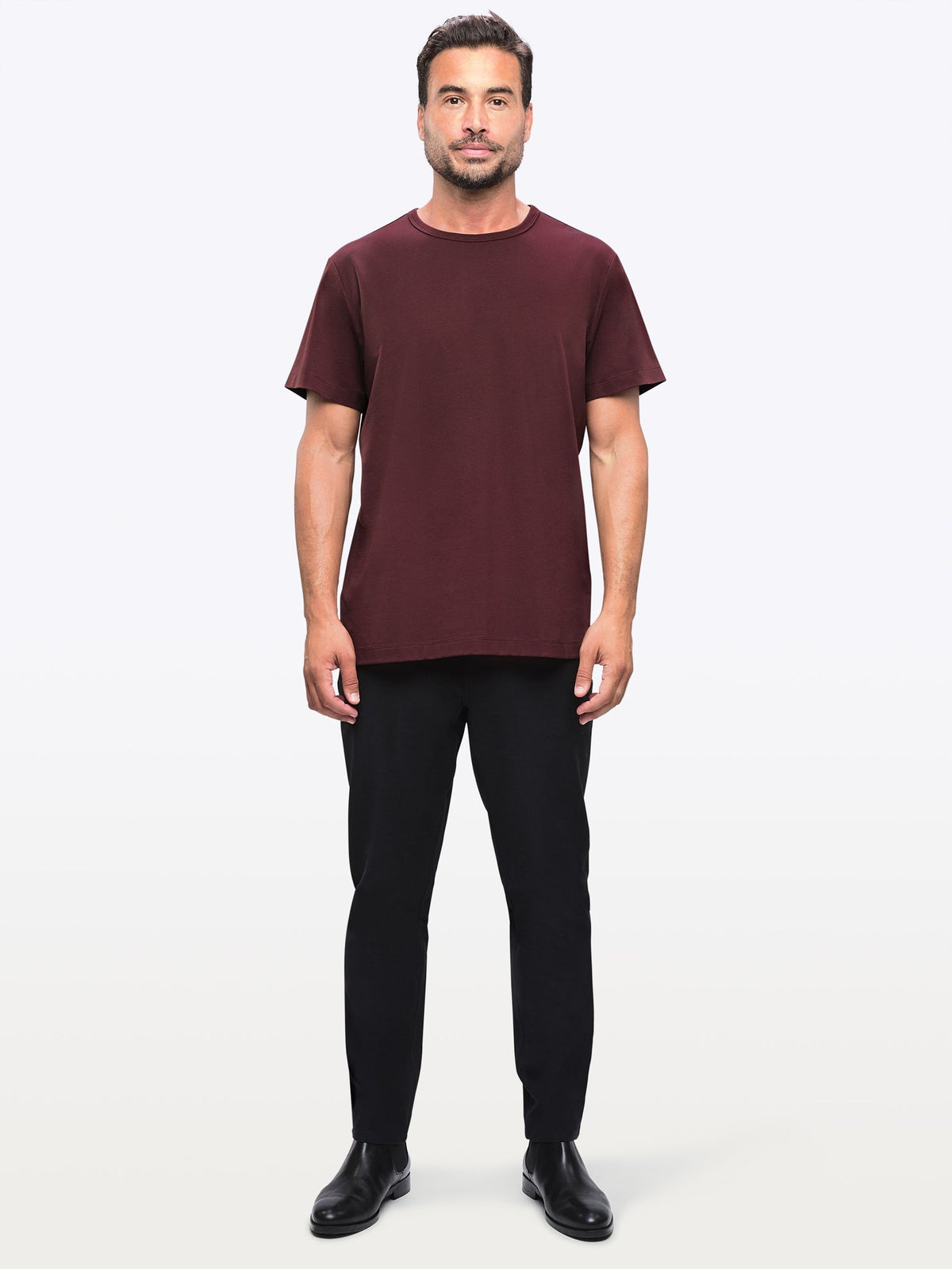 AO Forever Tee  | Deep Cranberry Classic-Fit PYCA Pro®