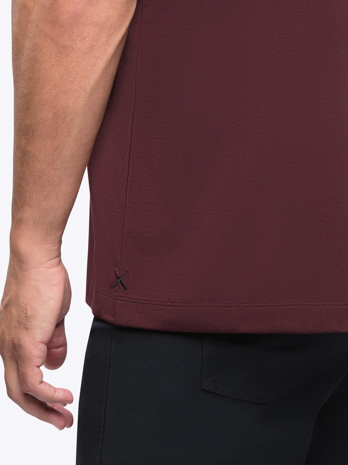 AO Forever Tee  | Deep Cranberry Classic-Fit PYCA Pro®