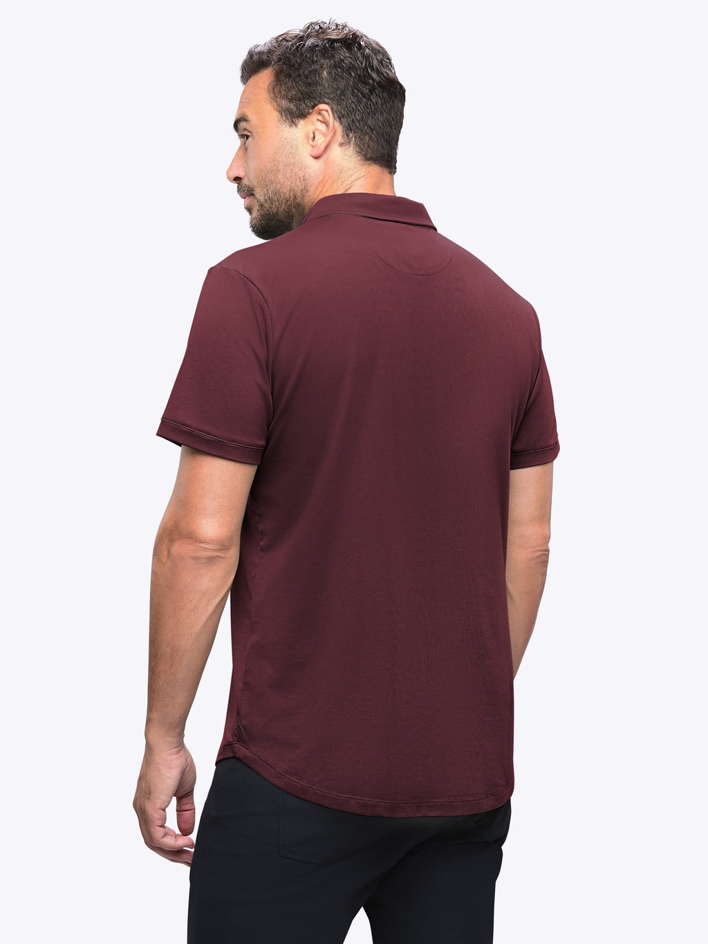 AO Polo | Deep Cranberry Signature-fit PYCA Pro®