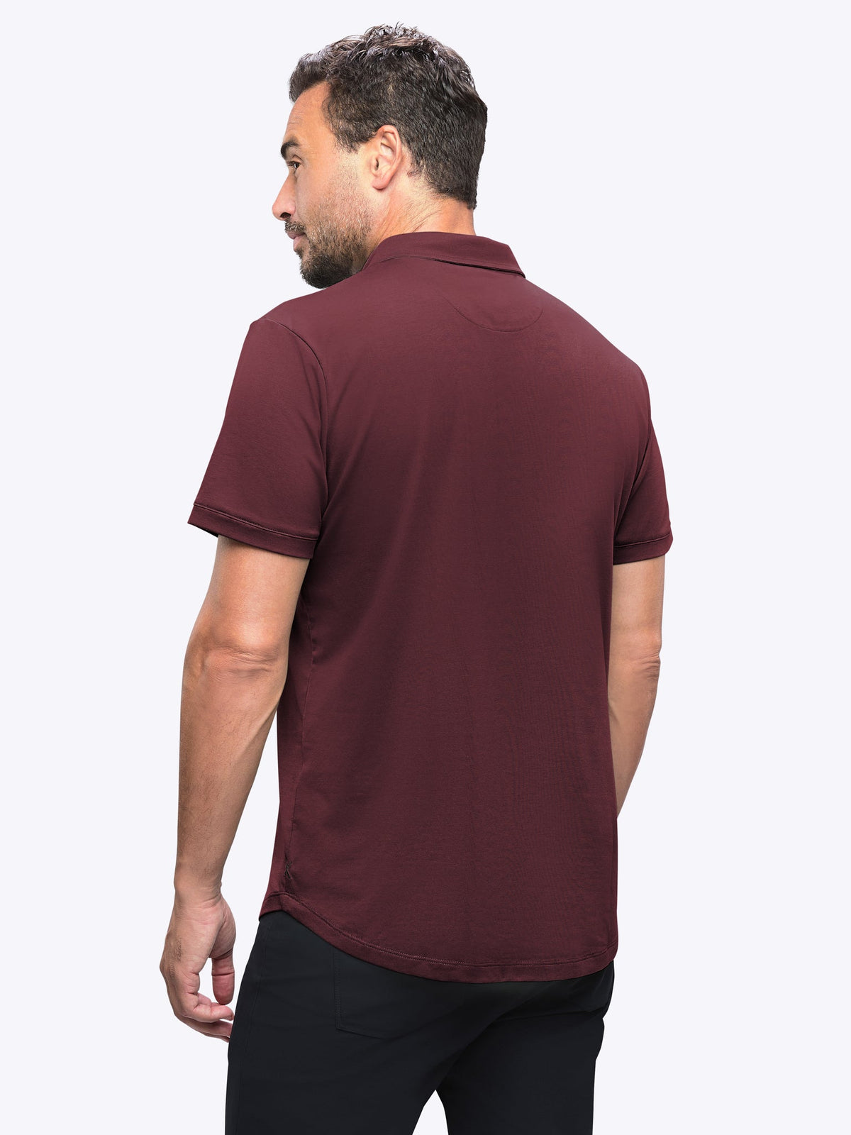 AO Polo | Deep Cranberry Signature-fit PYCA Pro®
