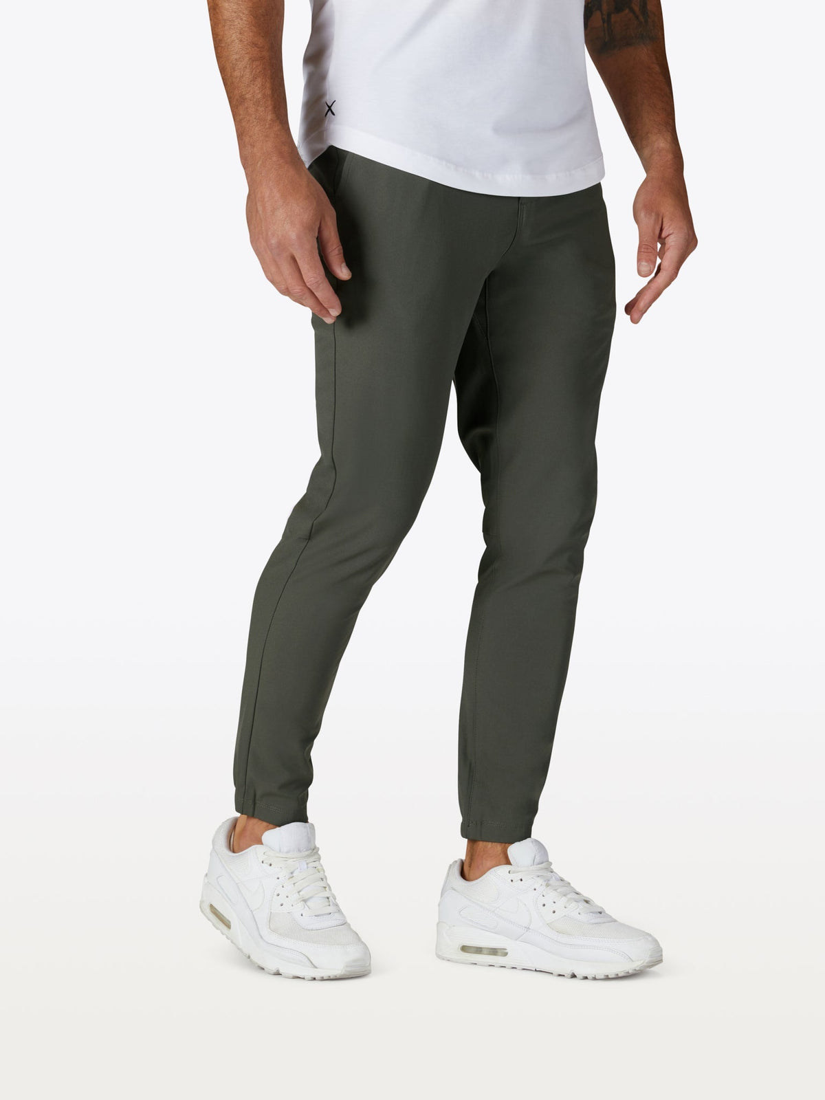 AO Jogger Pant | Deep Olive Slim-fit Versaknit®