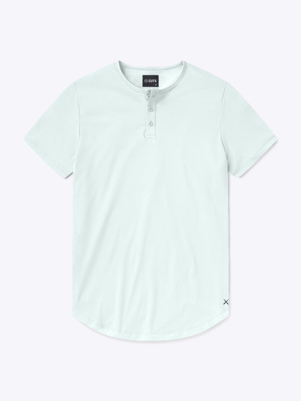 AO Henley Curve-Hem | Diaphonous Signature-Fit PYCA Pro®