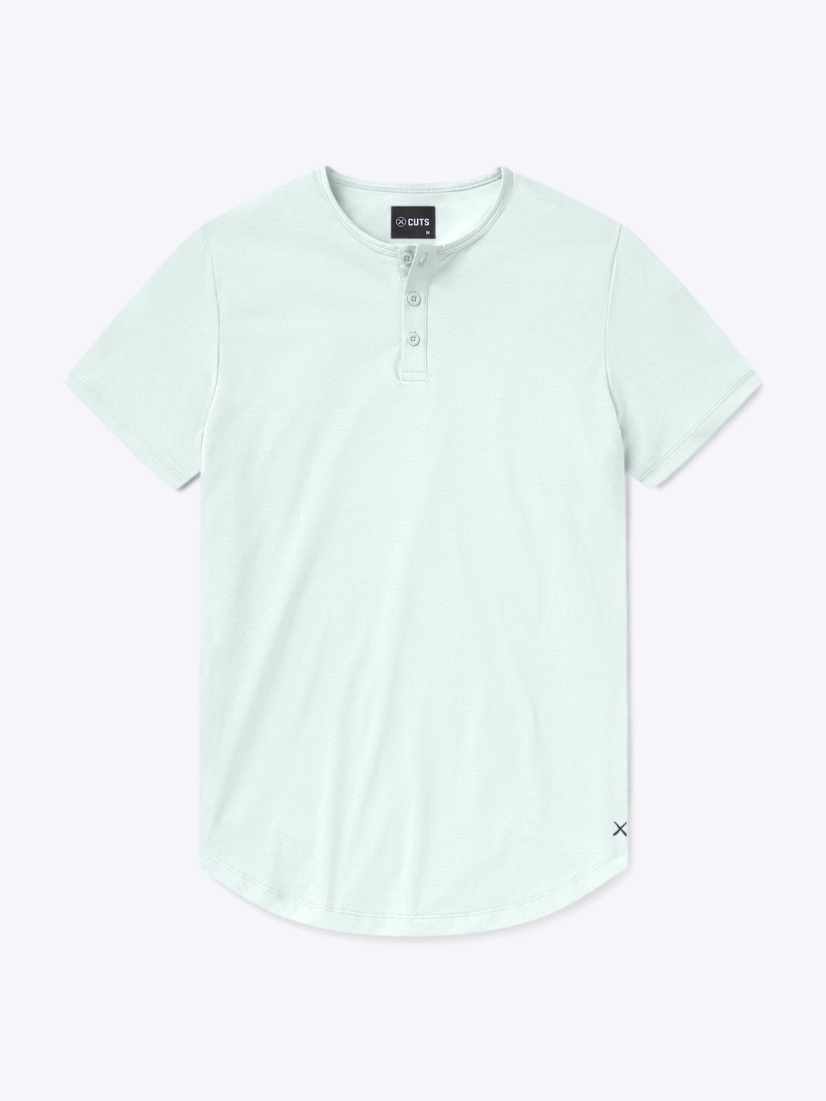 AO Henley Curve-Hem | Diaphonous Signature-Fit PYCA Pro®