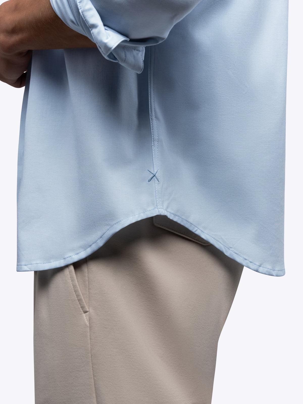 Soho Long Sleeve Button Up | Oxford Blue Signature-Fit