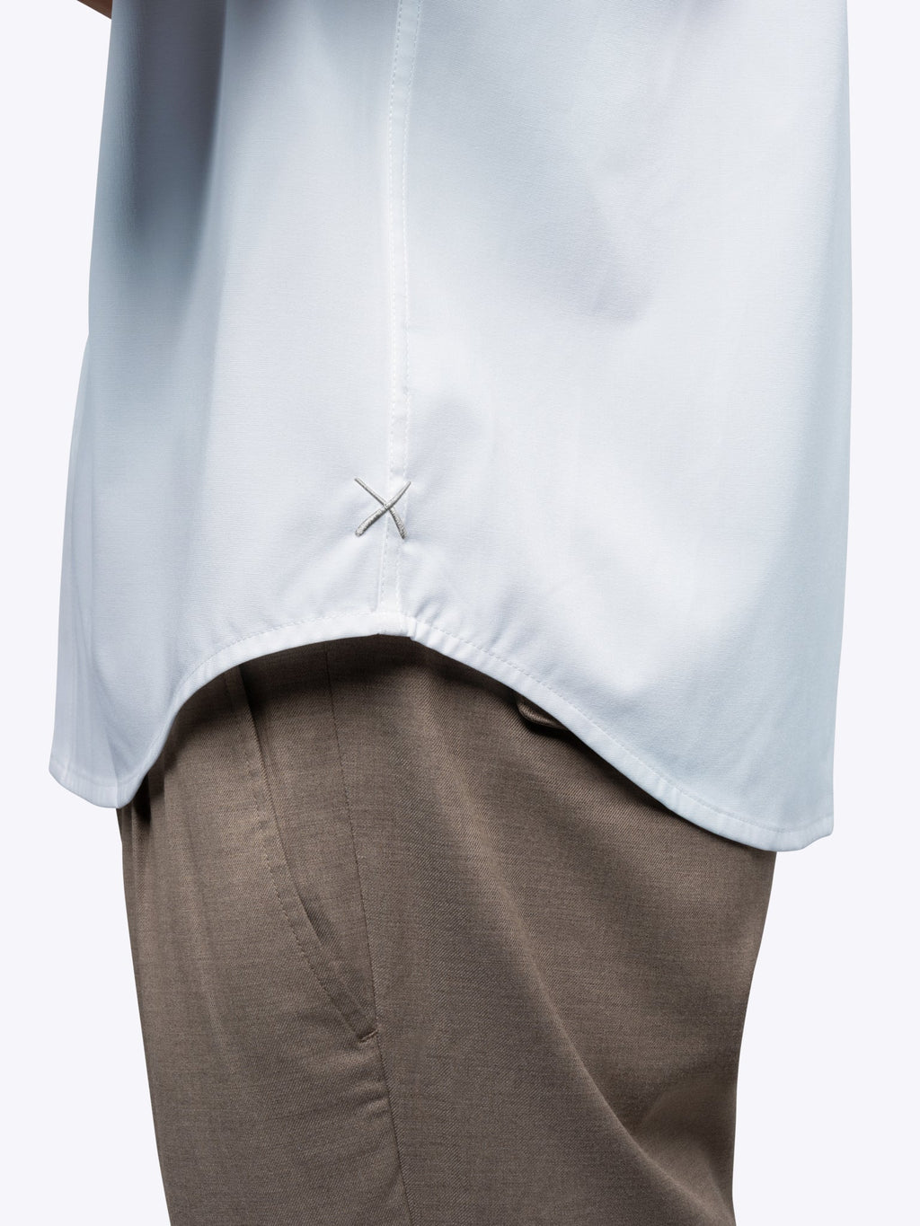 SoHo Short Sleeve Button Up | White Signature-fit