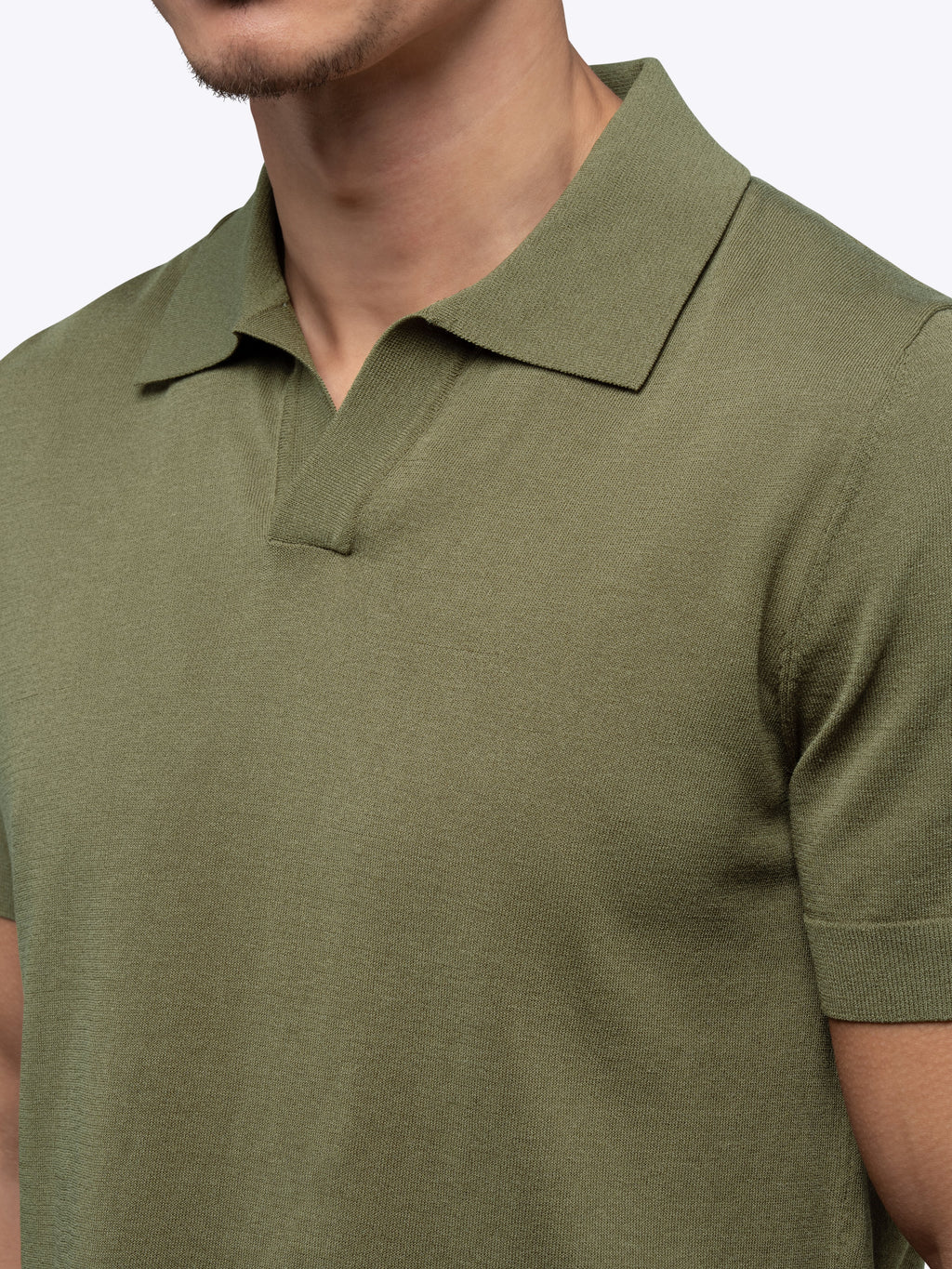 Riviera Knit Polo | Capers Signature-Fit