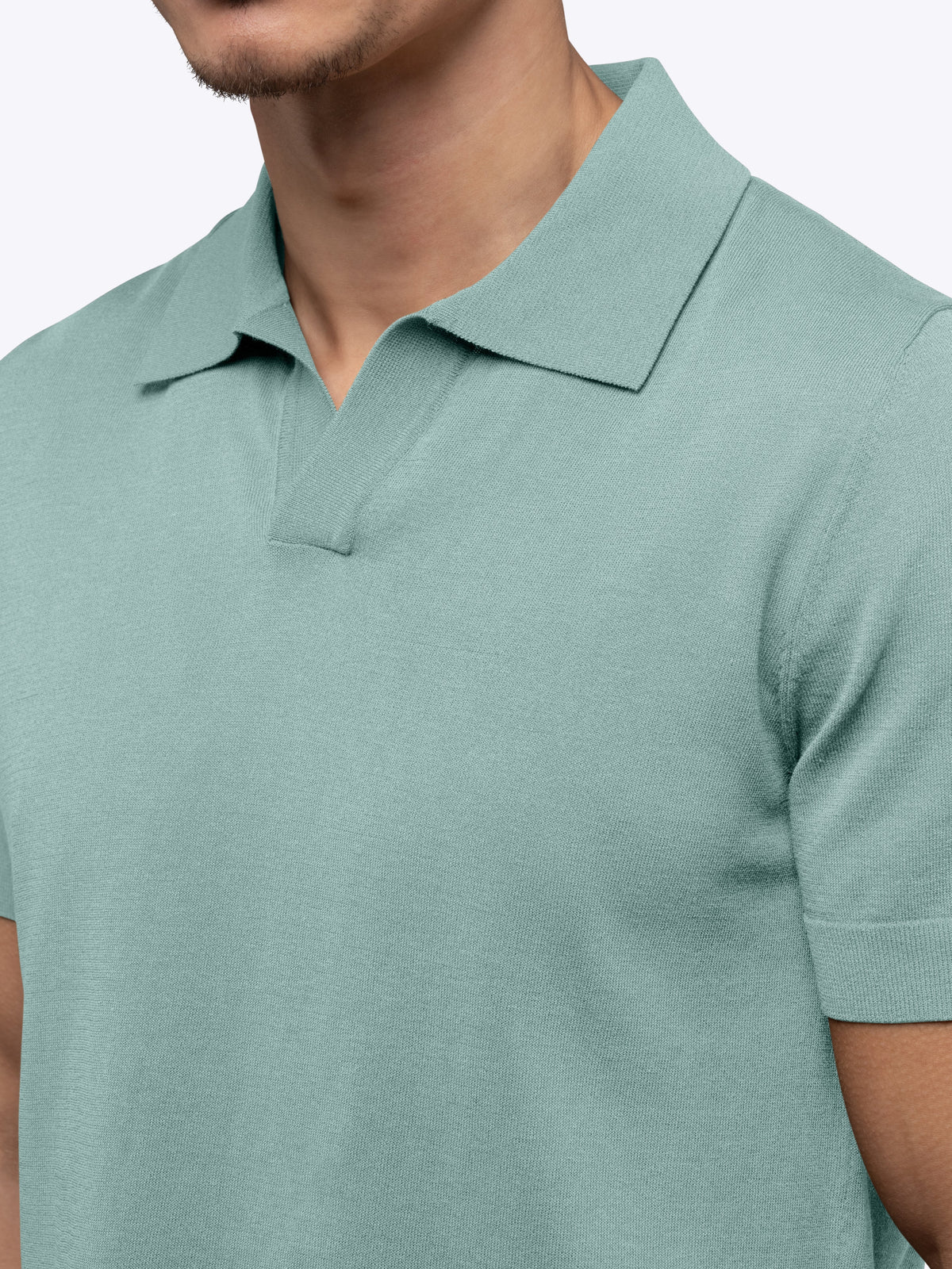 Riviera Knit Polo | Stormy Sea Signature-Fit